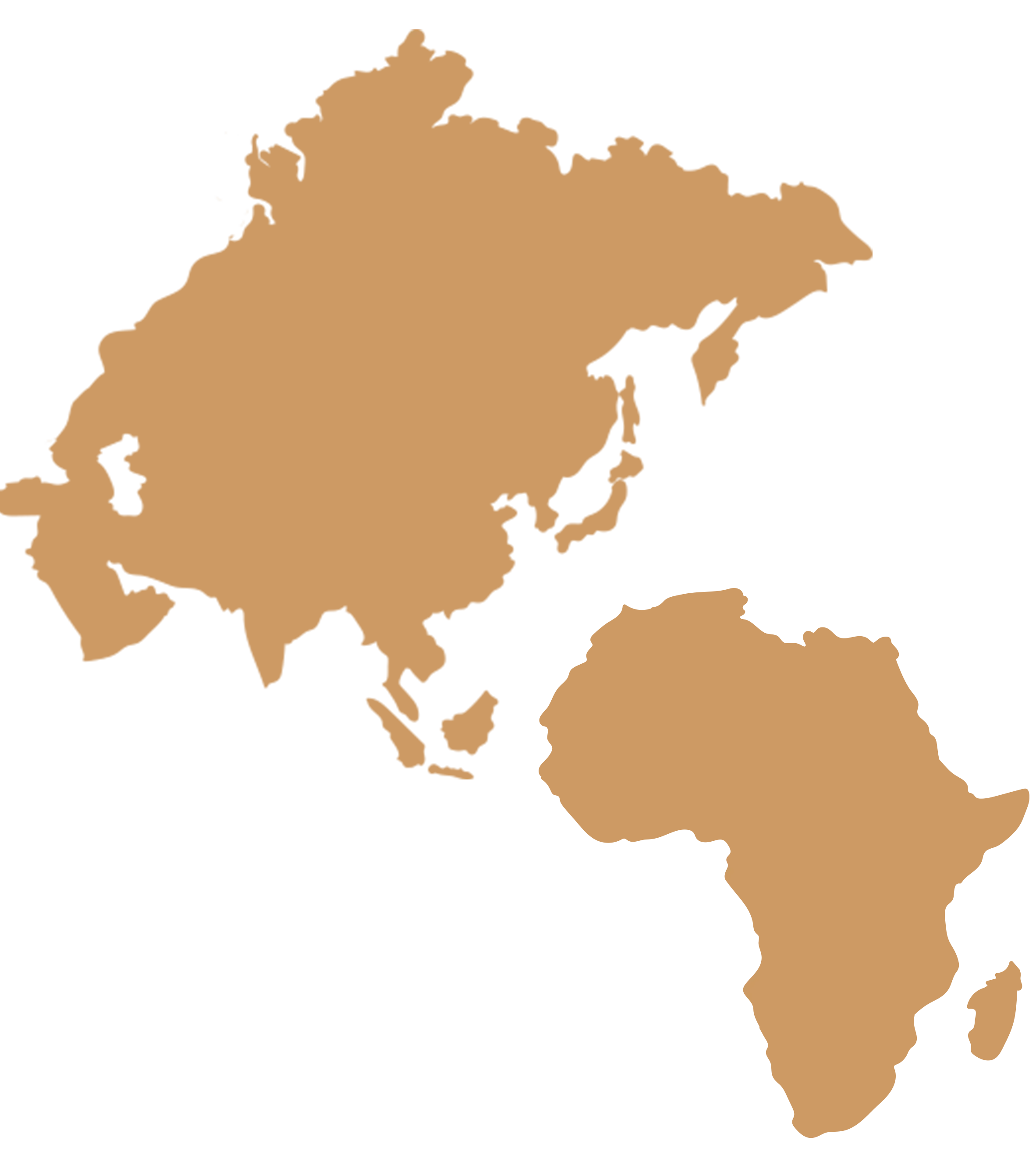 Asien und Südamerika
