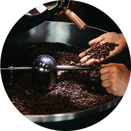 Handgerösteten Spitzenkaffee